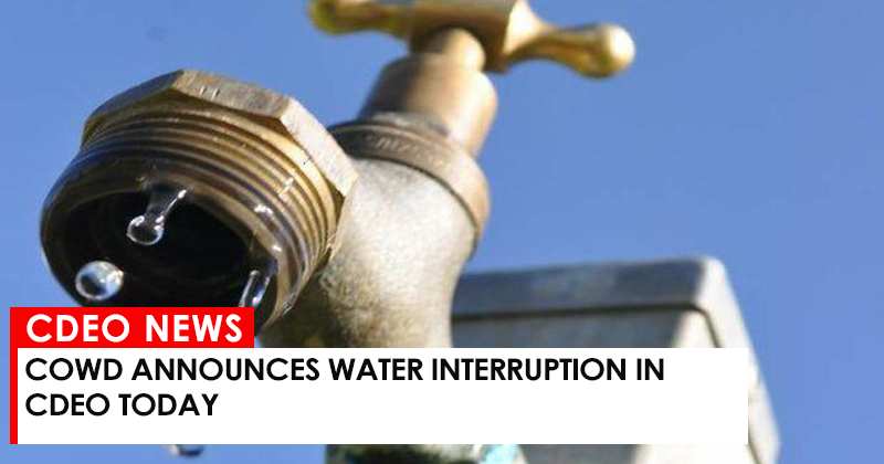 COWD WATER INTERRUPTION