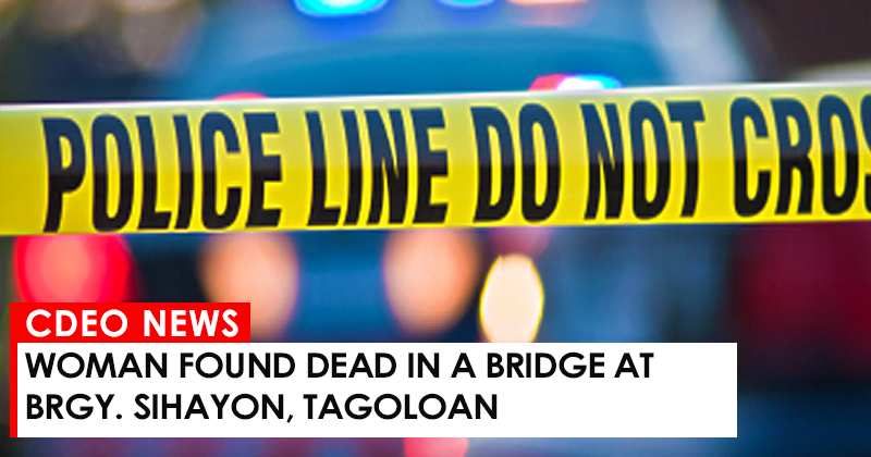 WOMAN DEAD IN TAGOLOAN