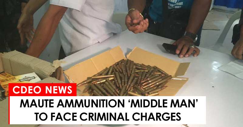 Maute ammunition middle man to face criminal charges