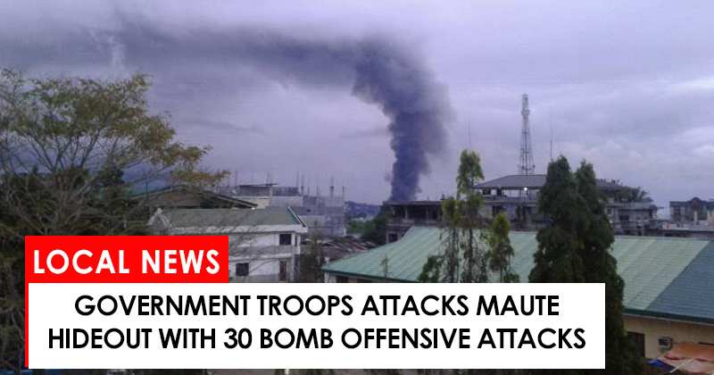 30 bombs released by military troops against Maute terrorists