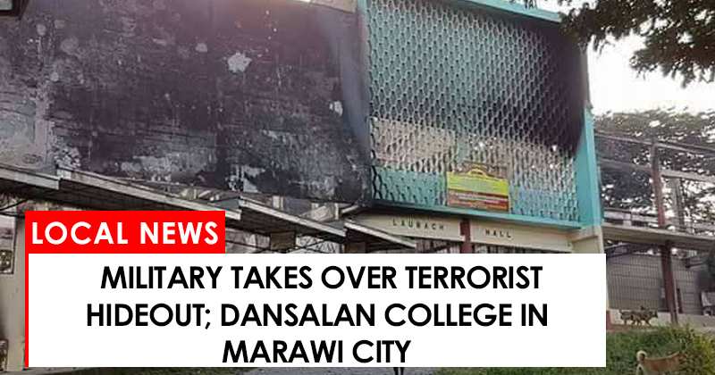 Military takes over terrorist hideout Dansalan College