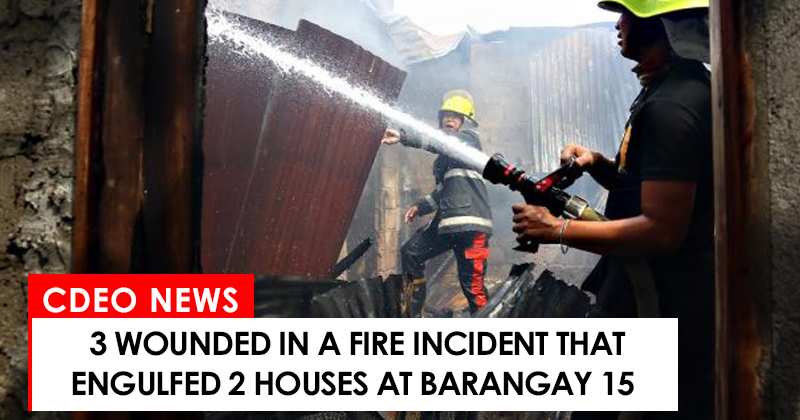 3 wounded in fire incident at Barangay 15