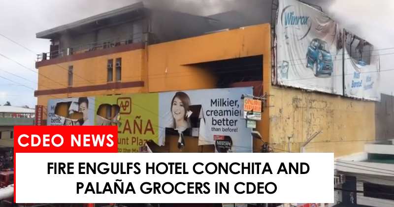 Fire engulfs hotel conchita
