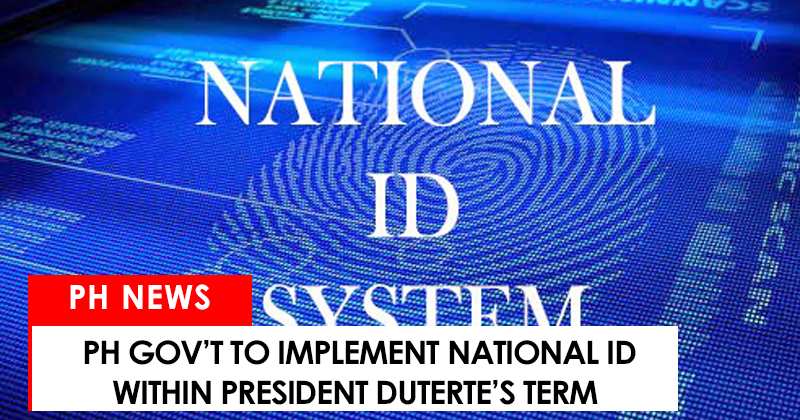 National ID to be implemented within duterte's term