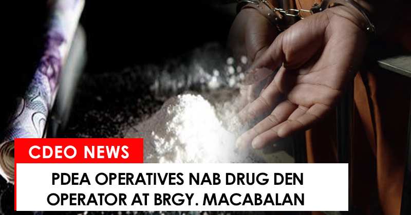 Drug den operator nabbed at Brgy. Macabalan