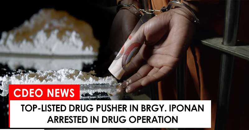 Top-listed drug personality in Iponan arrested in drug operation