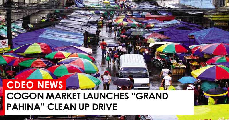 Cogon Market launches “grand pahina” clean up drive