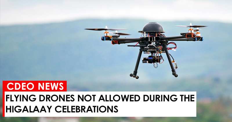 Flying drones not allowed during the Higalaay Celebrations