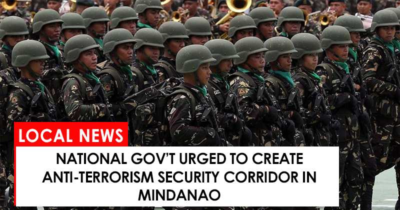 National government to create security corridor in Mindanao