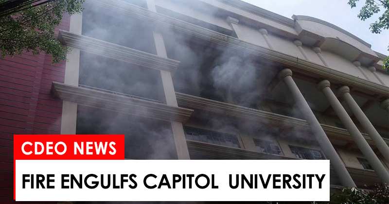 fire engulfs capitol university