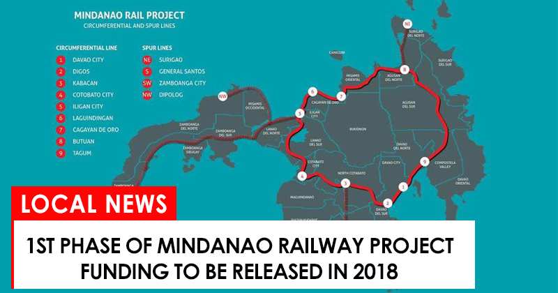 1st phase of mindanao railway to get budget in 2018