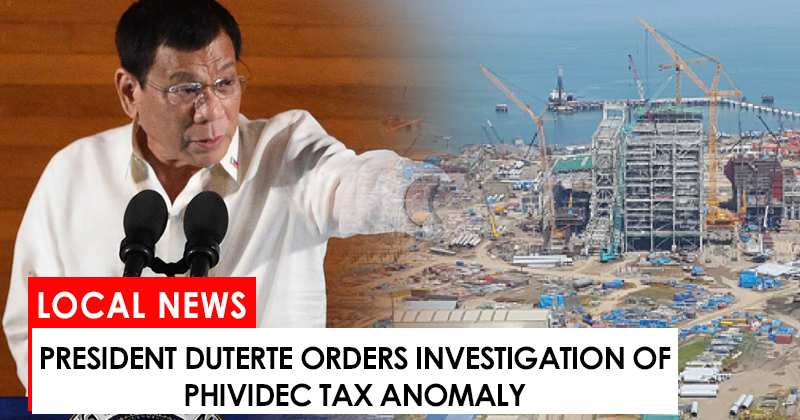 Duterte orders probe of Phividec tax scam