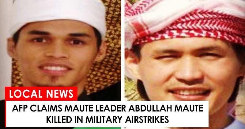 Abdullah Maute killed in Marawi siege says AFP