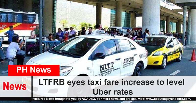 LTFRB to increase taxi fares