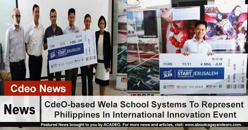 CdeO-based Wela School Systems To Represent Philippines In International Innovation Event