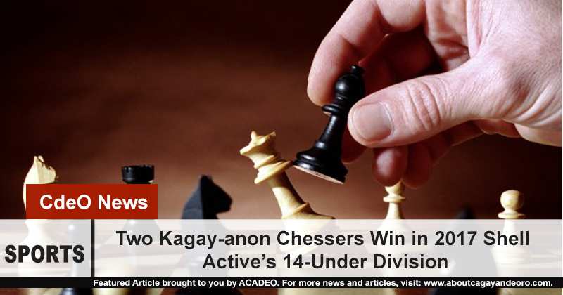 Two Kagay-anon Kiddie Chessers Win in Shell Active's