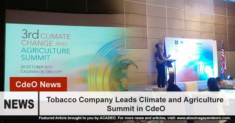 Tobacco Company Leads Climate and Agriculture Summit in CdeO