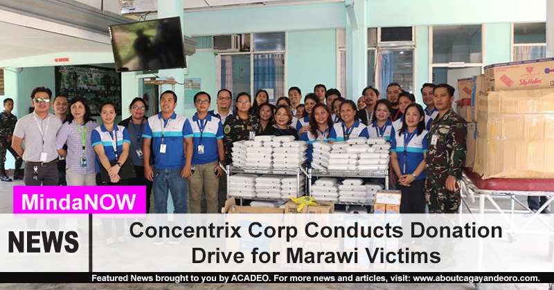 Concentrix Corp conducts donation drive for Marawi victims
