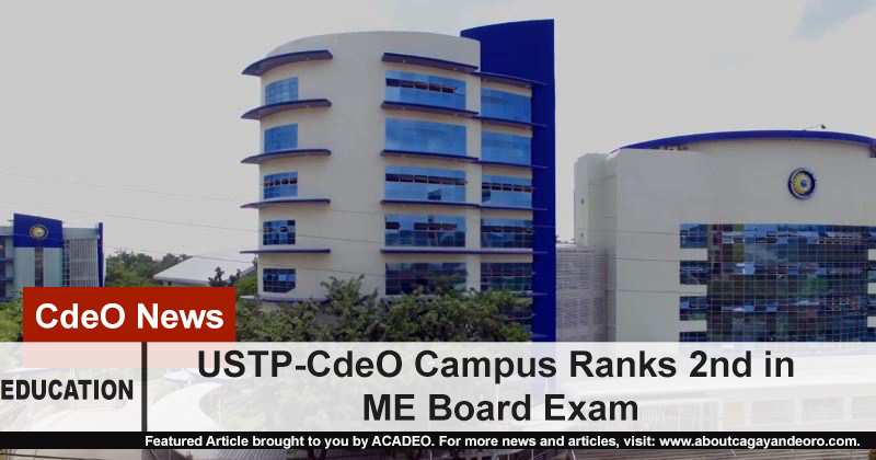 USTP ranks 2nd in ME Board Exam