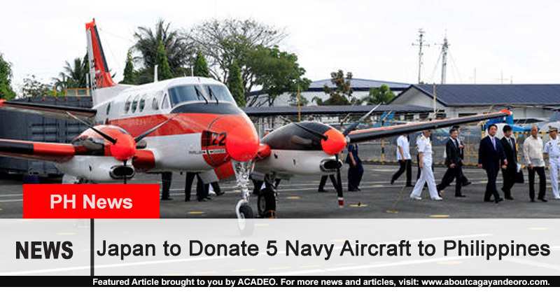 Japan to donate 5 military naval planes to the Philippines