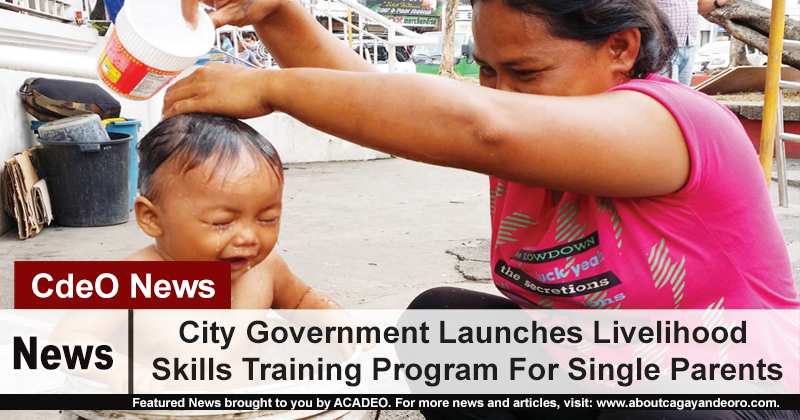City Government Launches Livelihood Skills Training Program For Single Parents