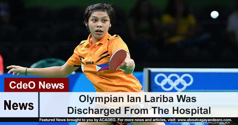 Olympian Ian Lariba Was Discharged From The Hospital
