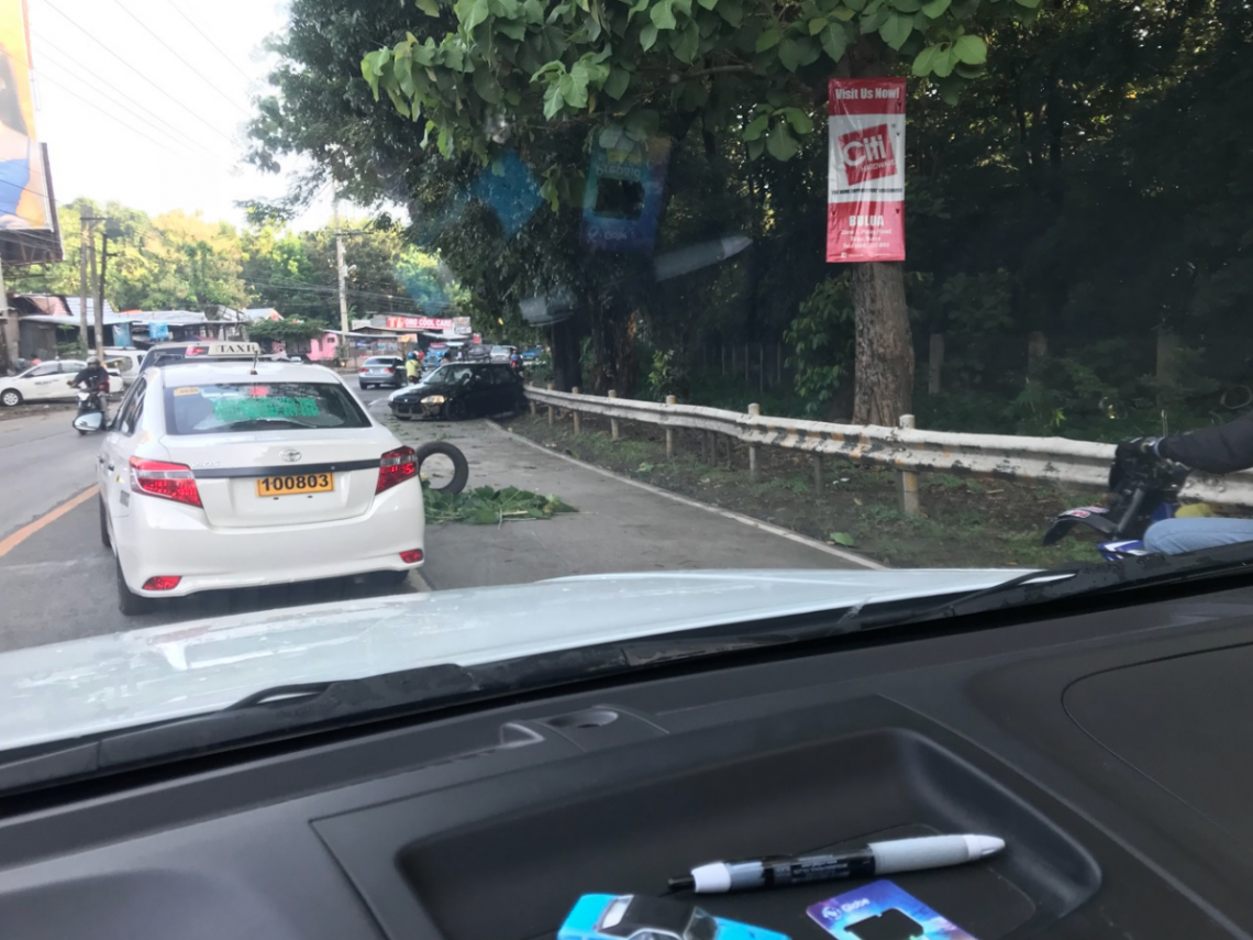 Vehicular Accident Along Fr. Masterson Avenue Uptown Carmen