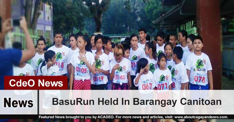 BasuRun Held In Barangay Canitoan