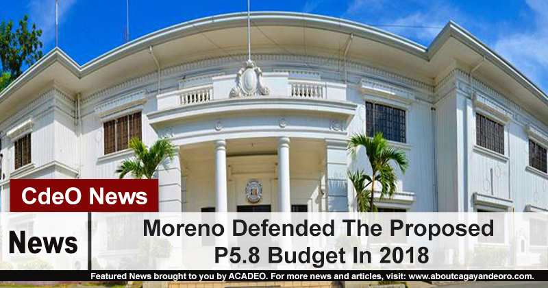 Moreno Defended The Proposed P5