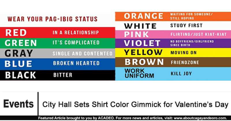 City Hall Sets Shirt Color Gimmick For Valentine s Day
