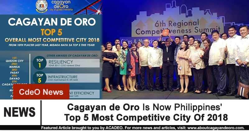Top 5 Most Competitive City of 2018
