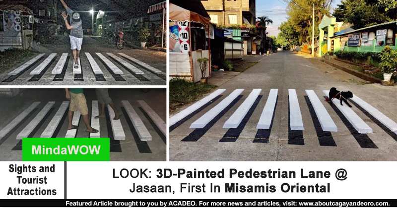 3D pedestrian lane