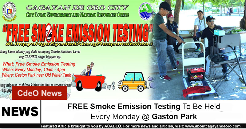 FREE Smoke Emission Testing