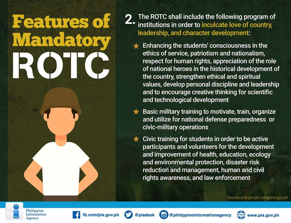 LOOK Features Benefits Of The Mandatory ROTC For Grade 11 12