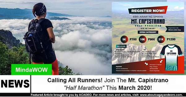 Calling All Runners! Join The Mt. Capistrano "Half Marathon" This March 2020!