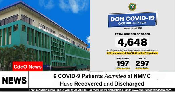 6 COVID-9 Patients Admitted at NMMC Have Recovered and Discharged