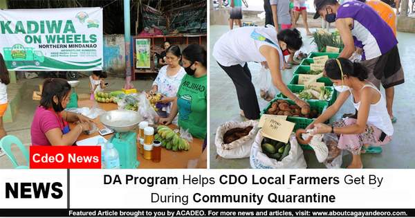 DA Program Helps CDO Local Farmers Get By During Community Quarantine