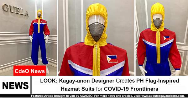 LOOK: Kagay-anon Designer Creates PH Flag-Inspired Hazmat Suits for COVID-19 Frontliners