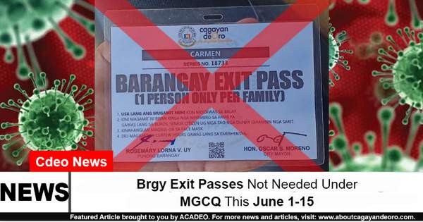Brgy Exit Pass