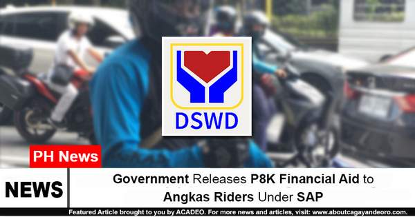 Government Releases P8K Financial Aid to Angkas Riders Under SAP