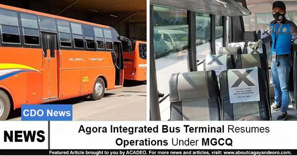 Agora Integrated Bus Terminal Resumes Operations Under MGCQ
