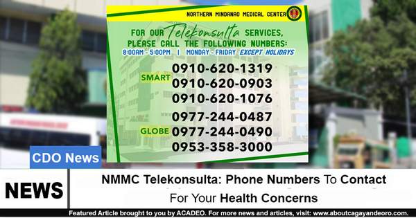 NMMC Telekonsulta: Phone Numbers To Contact For Your Health Concerns