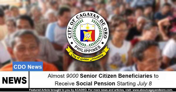 Almost 9000 Senior Citizen Beneficiaries to Receive Social Pension Starting July 8