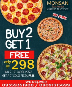 MONSAN Tea Atelier Pizza Promo