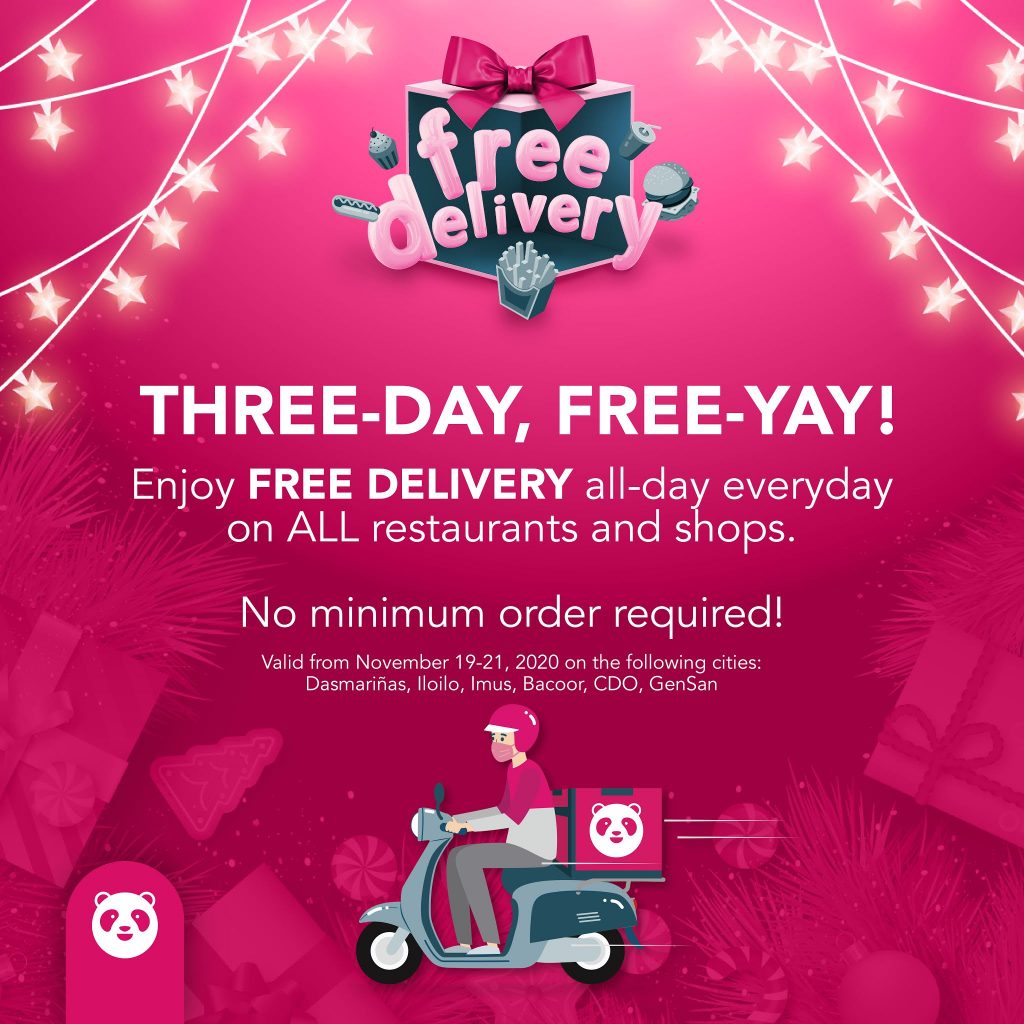 Foodpanda Celebrates 1st Anniversary In CDO Offers FREE Delivery Up 