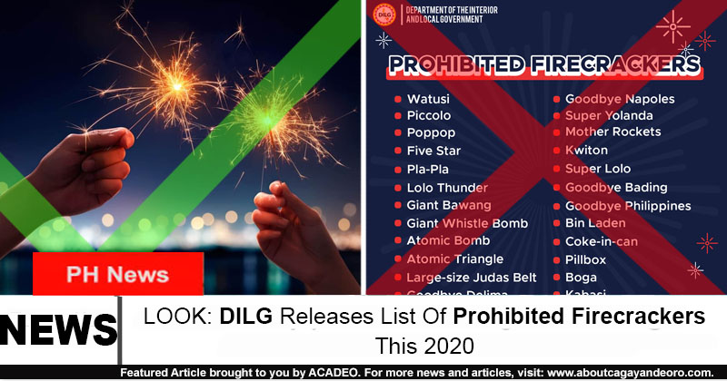 Prohibited Firecrackers