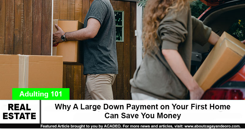 Why A Large Down Payment on Your First Home Can Save You Money - Buying Homes