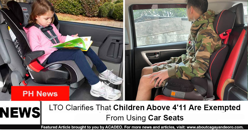 lto-clarifies-that-children-above-4-11-are-exempted-from-using-car-seats