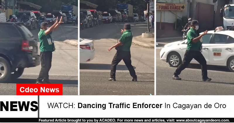 dancing traffic enforcer