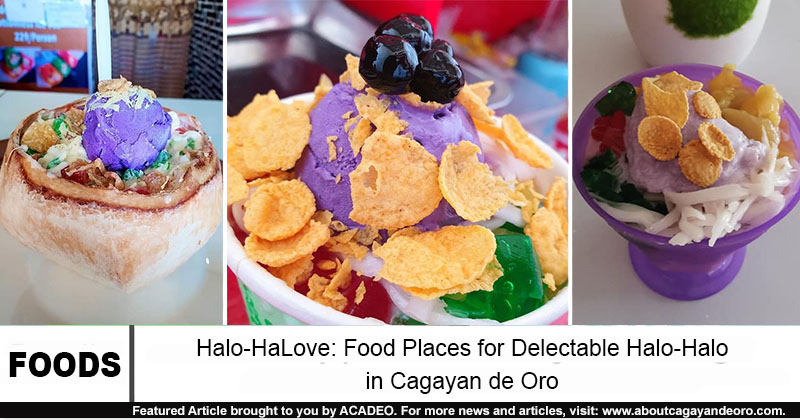 halo-halo in cdo